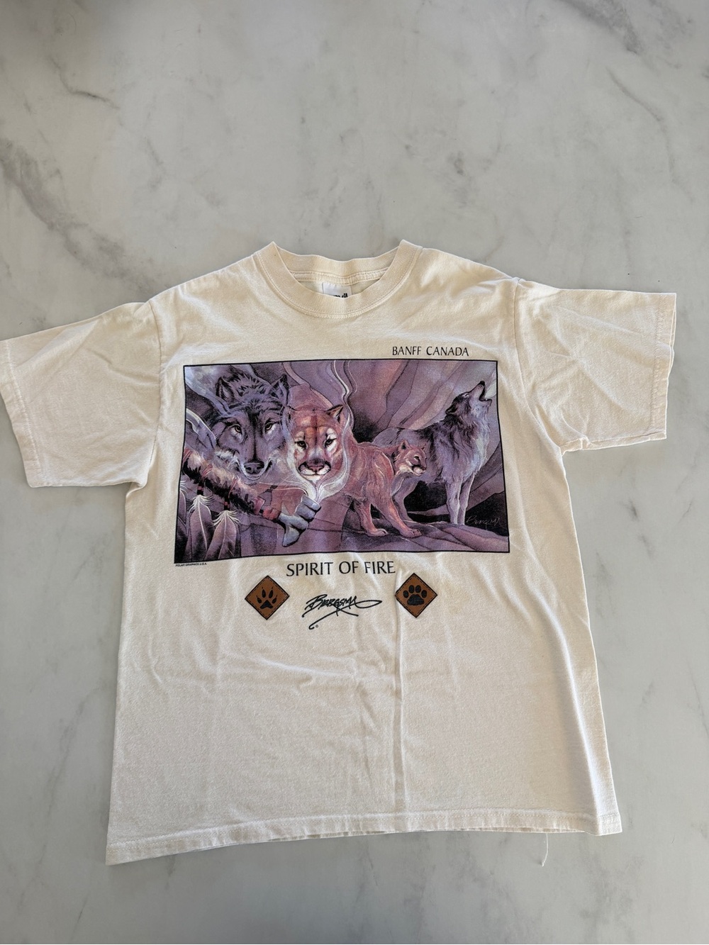 Vintage Banff Canada Cream T-Shirt